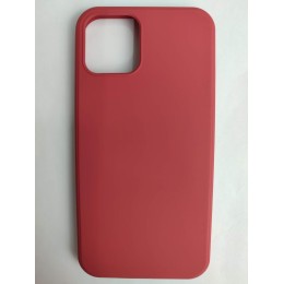 Чехол силиконовый iPhone 12/12 Pro Silicone Case New Era малиновый