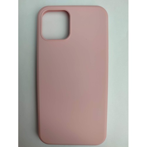 Чехол силиконовый iPhone 12/12 Pro Silicone Case New Era светло-розовый