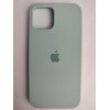 Чехол силиконовый iPhone 12/12 Pro Silicone Case с лого (017) зеленый