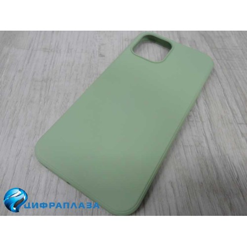 Чехол силиконовый iPhone 12 Mini Silicone Case New Era зеленый