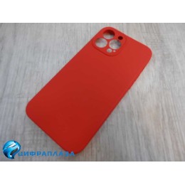 Чехол силиконовый iPhone 13 Pro Max Soft Touch красный