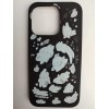 Чехол силиконовый iPhone 14 Pro Black Print (005)