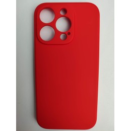 Чехол силиконовый iPhone 14 Pro Silicone Case New Era красный