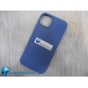 Чехол силиконовый iPhone 15 Plus Silicone Case NEW с логотипом (020) синий