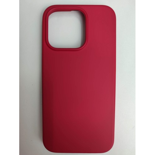Чехол силиконовый iPhone 15 Pro Silicone Cover Nano вишневый