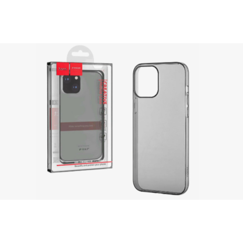 Чехол силиконовый iPhone 16 Pro HOCO  прозрачный черный