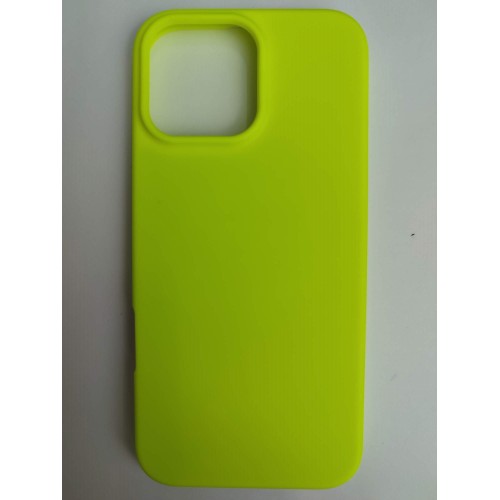 Чехол силиконовый iPhone 16 Pro Max Silicone Cover Nano салатовый