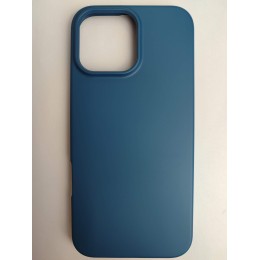 Чехол силиконовый iPhone 16 Pro Max Silicone Cover Nano темно-синий