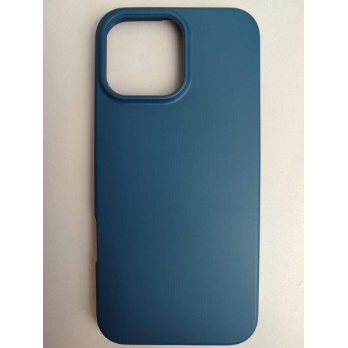 Чехол силиконовый iPhone 16 Pro Max Silicone Cover Nano темно-синий