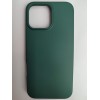 Чехол силиконовый iPhone 16 Pro Max Silicone Cover Nano темно-зеленый
