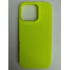 Чехол силиконовый iPhone 16 Pro Silicone Cover Nano салатовый