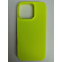 Чехол силиконовый iPhone 16 Pro Silicone Cover Nano салатовый