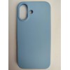 Чехол силиконовый iPhone 16 Silicone Cover Nano светло-голубой