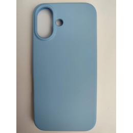 Чехол силиконовый iPhone 16 Silicone Cover Nano светло-голубой