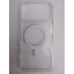 Чехол силиконовый iPhone 17 Pro Max прозрачный Magsafe Clear Case