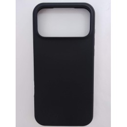 Чехол силиконовый iPhone 17 Pro Max Silicone Case без лого черный (18)