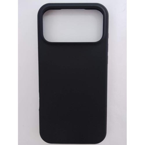 Чехол силиконовый iPhone 17 Pro Max Silicone Case без лого черный (18)