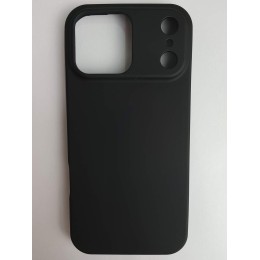 Чехол силиконовый iPhone 17 Pro Max Soft Touch черный