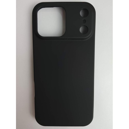 Чехол силиконовый iPhone 17 Pro Max Soft Touch черный