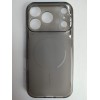 Чехол силиконовый iPhone 17 Pro прозрачный Clear Case черный