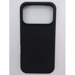 Чехол силиконовый iPhone 17 Pro Silicone Case без лого черный (18)