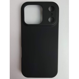 Чехол силиконовый iPhone 17 Pro Soft Touch черный