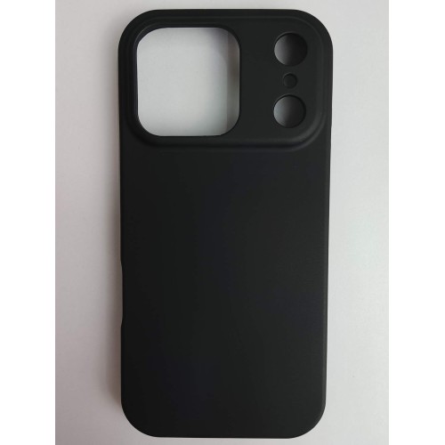 Чехол силиконовый iPhone 17 Pro Soft Touch черный