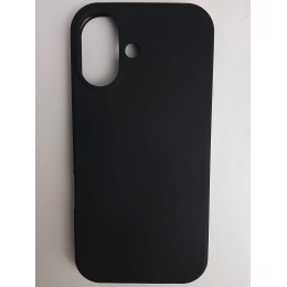 Чехол силиконовый iPhone 17 Silicone Case без лого черный (18)