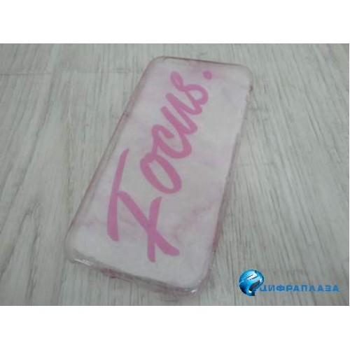 Чехол силиконовый iPhone 6 прозрачный с рисунком (06)