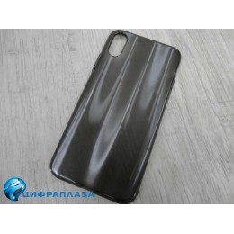 Чехол силиконовый  iPhone X USAMS Sanz Series черный