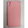 Чехол силиконовый iPhone XR с ЗАЩИТОЙ камеры розово-голубой
