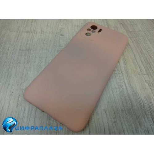 Чехол силиконовый POCO M5S Slicone Cover пудровый