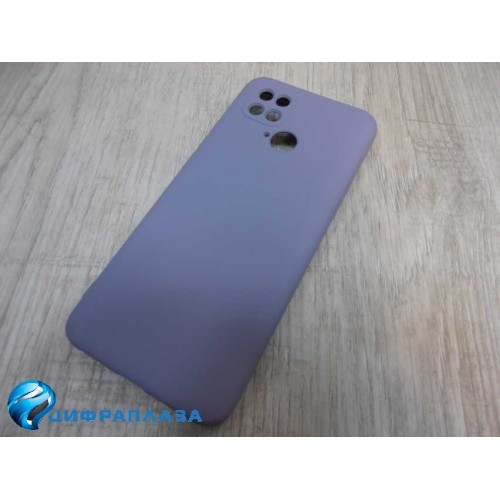 Чехол силиконовый POCO С40 Slicon Cover Nano космический серый