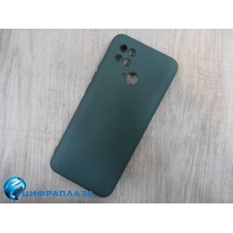 Чехол силиконовый POCO С40 Slicon Cover Nano темно-зеленый