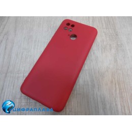 Чехол силиконовый POCO С40 Slicon Cover Nano вишневый