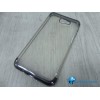 Чехол силиконовый прозр. с нижним и верхним контуром стразы по бокам Samsung J5 Prime (G570) черный