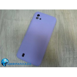 Чехол силиконовый Realme C11 Silicone Cover сиреневый