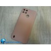 Чехол силиконовый Realme C21Y Silicone Cover бежевый