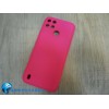 Чехол силиконовый Realme C21Y Silicone Cover фуксия