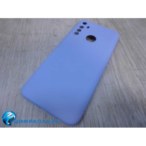 Чехол силиконовый Realme C3 Silicone Case New Era голубой