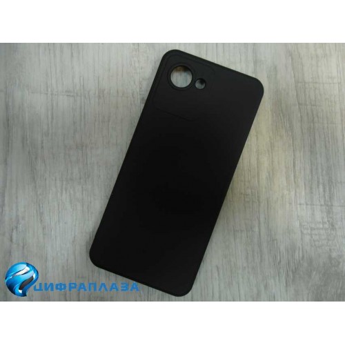 Чехол силиконовый Realme C30 Silicone Case New Era черный