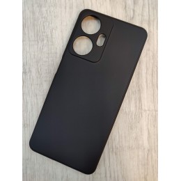 Чехол силиконовый Realme C55 Silicone Case New Era черный