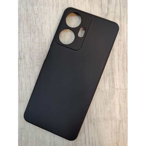 Чехол силиконовый Realme C55 Silicone Case New Era черный