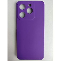 Чехол силиконовый Realme Note 60/60X/C61/C63 Silicone Cover без лого фиолетовый