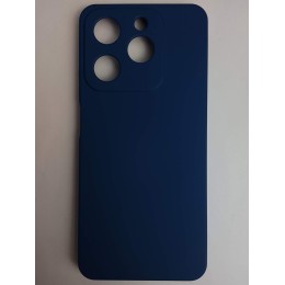 Чехол силиконовый Realme Note 60/60X/C61/C63 Silicone Cover без лого темно-синий
