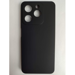 Чехол силиконовый Realme Note 60 Silicone Cover без лого черный