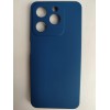 Чехол силиконовый Realme Note 60 Silicone Cover без лого темно-синий