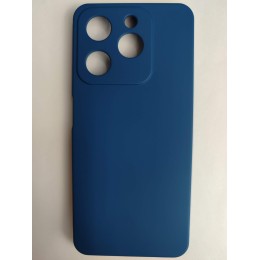 Чехол силиконовый Realme Note 60 Silicone Cover без лого темно-синий