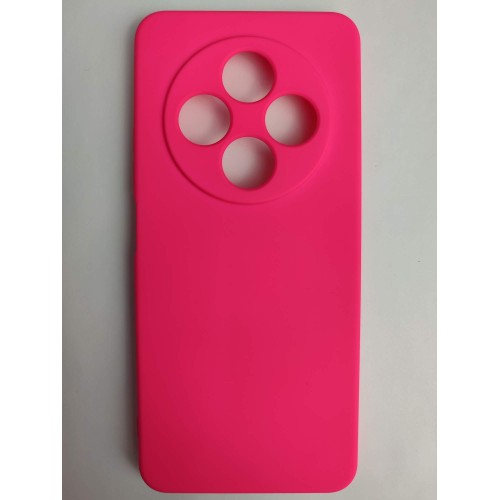 Чехол силиконовый Redmi 14C/POCO C75 Silicone Case без лого фуксия
