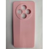 Чехол силиконовый Redmi 14C/POCO C75 Silicone Case без лого розовый